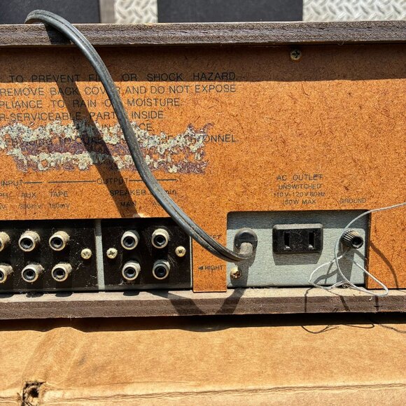 Vintage Soundesign 5466 AM/FM Stereo Receiver 8-Track Tape Player Tested Works - Picture 13 of 14